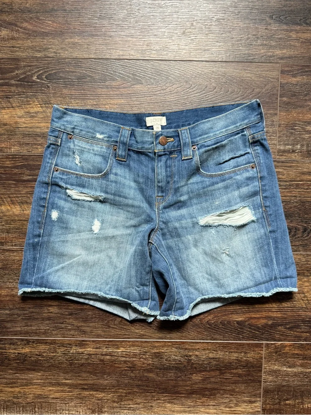 J. Crew Classic Blue Jean Shorts 26